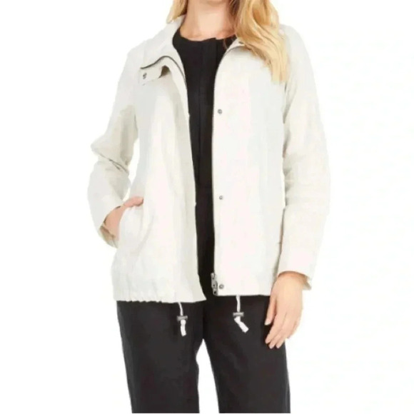 Eileen fisher Organic cotton Jacket light cream | size large - Picture 2 of 13